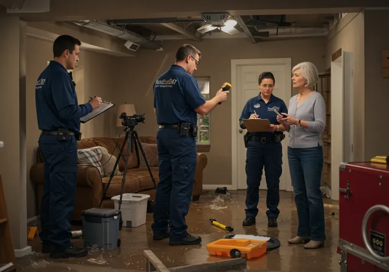 Water Damage Assessment and Insurance Documentation process in Wacousta, MI